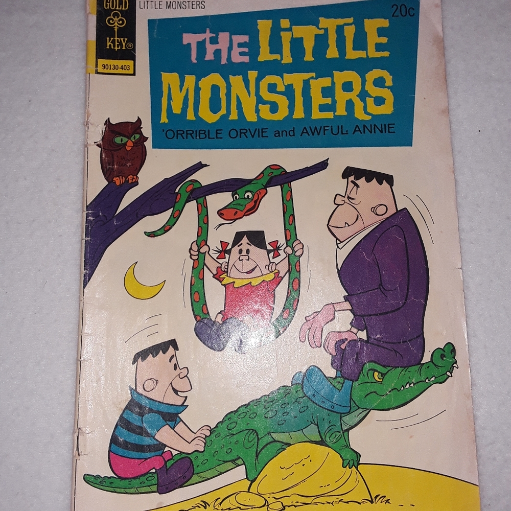 The Little Monsters Comic Book 1974 Vintage